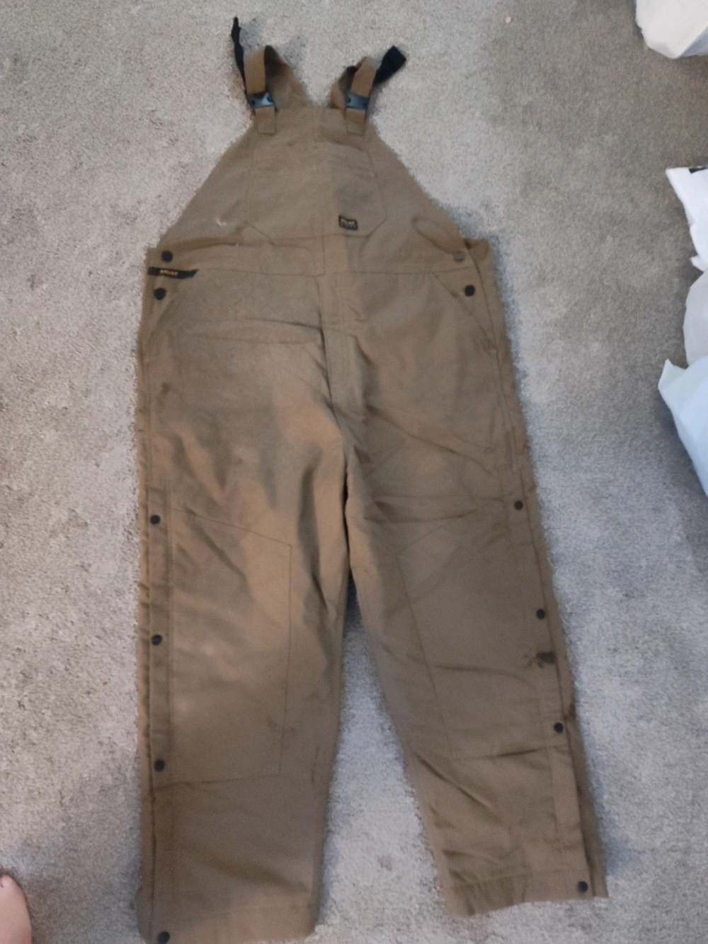 Ariat Men’s Cargo Bib Overalls in Brown